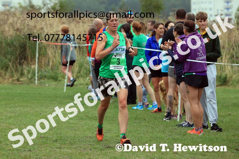 Senior Women and Veterans Relay, 2024 Sunderland XC Relays.  Photo: David T. Hewitson/Sports for All Pics